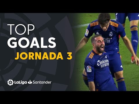 Todos los goles de la Jornada 3 de LaLiga Santander 2021/2022