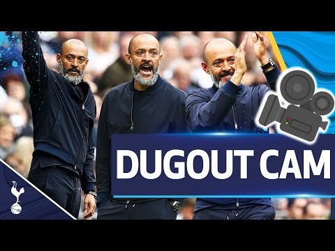 Unique view of Nuno's celebrations from third straight Premier League win | DUGOUT CAM