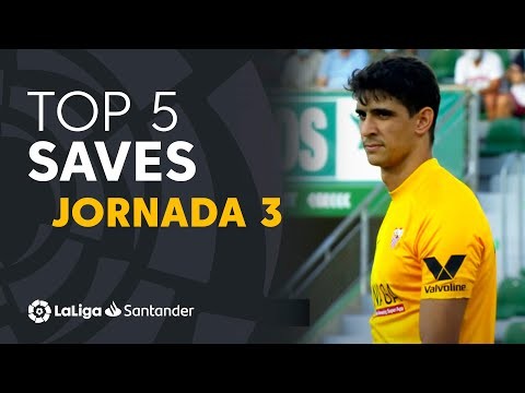 LaLiga TOP 5 Paradas Jornada 3