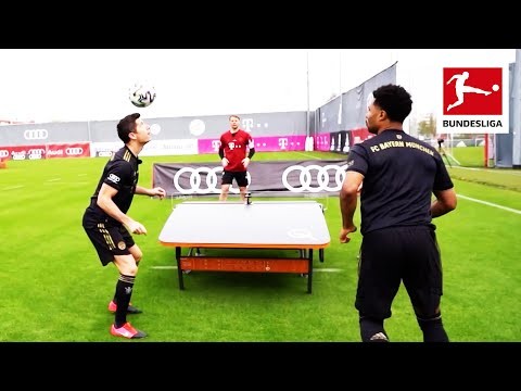 FC Bayern München - Teqball Challenge - Team Neuer vs. Team Lewandowski