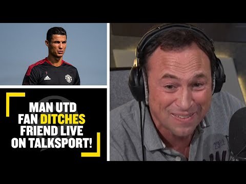 BRUTAL!? Man Utd fan ditches best friend LIVE ON AIR to attend Cristiano Ronaldo's debut