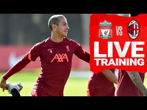 Champions League Training: Liverpool warm up ahead of Milan visit