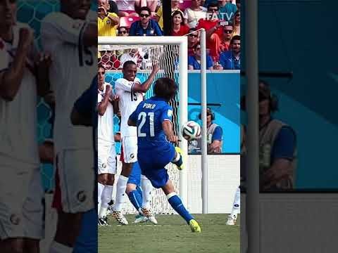 ??? The anxiety of facing a Pirlo free-kick was real | #Shorts