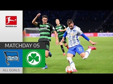 Luck for Hertha | Hertha Berlin - Greuther Fürth  2-1| All Goals | Matchday 5 – Bundesliga 2021/22