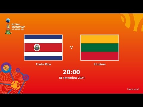 Costa Rica v Lituânia | Copa do Mundo FIFA de Futsal de 2021 | Partida completa