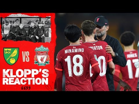 Klopp's Reaction: Impressive youngsters, Naby & squad depth | Norwich vs Liverpool