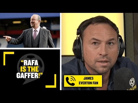 "RAFA IS THE GAFFER!"? Everton fan James is backing Benitez to take them to a top 6 finish & FA Cup!