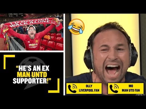 “HE’S AN EX MAN UTD FAN!” ? Man Utd fan Mo accuses his friend Olly of switching teams to Liverpool!