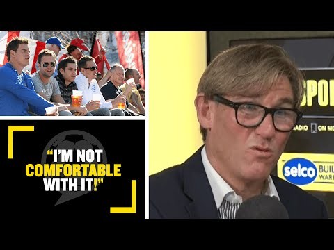 "I'M NOT COMFORTABLE WITH IT!" ? Simon Jordan isn't keen on alcohol being allowed in the stands