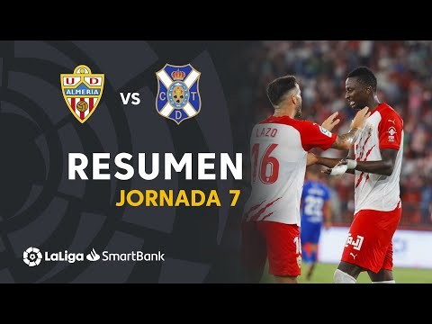 Resumen de UD Almería vs CD Tenerife (3-1)