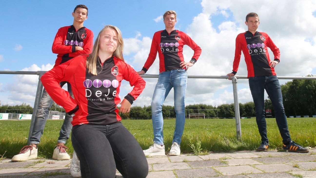 Dutch woman makes debut for men's senior side