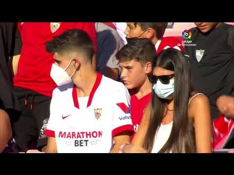 Calentamiento Sevilla FC vs RCD Espanyol de Barcelona