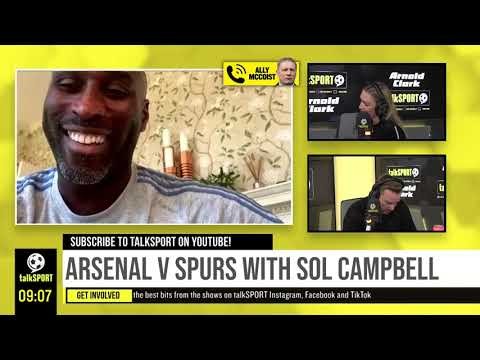 "MENTALLY SPURS WEREN'T THERE!" ? Sol Campbell thinks Arsenal's win over Tottenham was a demolition.