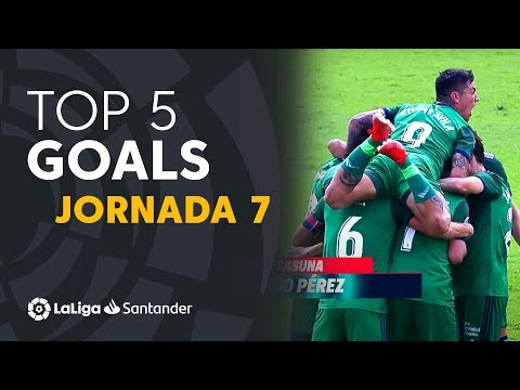 LaLiga TOP 5 Goles Jornada 7