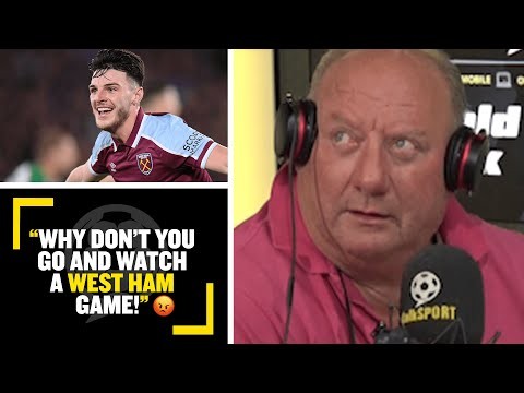 "GO & WATCH A WHUFC GAME!"? The Moose hits back at football fans who claim Declan Rice is overrated
