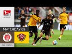 Burgstaller & Co. Move Top of the Table | St. Pauli - Dresden 3-0 | All Goals | MD 9 – Bundesliga 2