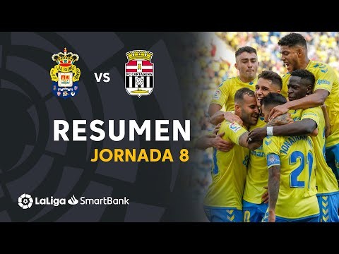 Resumen de UD Las Palmas vs FC Cartagena (4-1)