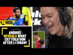 Andros Townsend reveals WHY he copied Ronaldo's 'SIU' celebration & WHAT CR7 told him after the draw