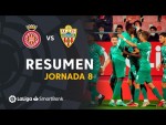Resumen de Girona FC vs UD Almería (1-2)