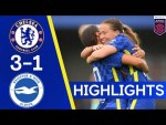 Chelsea 3-1 Brighton | The Blues Make It Three Wins On The Bounce! | WSL Highlights