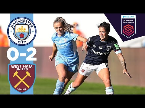 Man City Highlights | City 0-2 West Ham | WSL