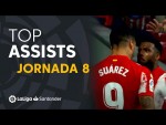 LaLiga Best Assists: Luis Suárez, José Ángel Valdés 'Cote' & Embarba