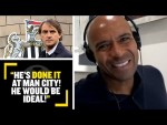 "HE'S DONE IT AT MAN CITY!"🔥 Trevor Sinclair believes Roberto Mancini would be perfect for #NUFC