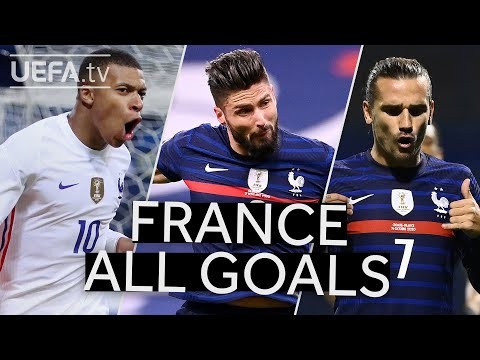 MBAPPÉ, GIROUD, GRIEZMANN: FRANCE 2020/21 #UNL All Goals to reach the final!!