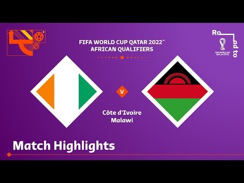 Côte d'Ivoire v Malawi | FIFA World Cup Qatar 2022 Qualifier | Match Highlights