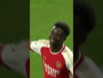 Bukayo Saka scores his first UEFA Champions League goal!