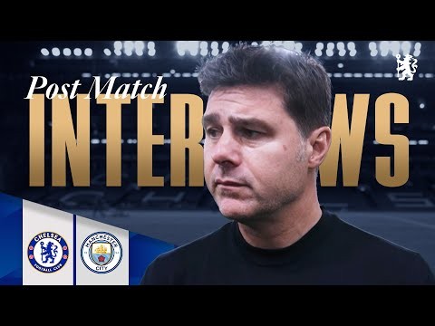 POCHETTINO & PALMER react post-match | Chelsea 4-4 Man City | Chelsea FC 2023/24