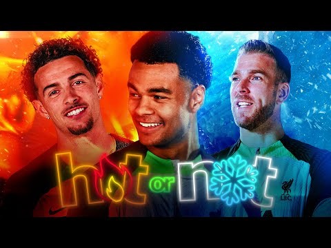 HOT OR NOT? | Derby day, favourite superheroes and more with Gakpo, Jones & Adrian! | Liverpool FC