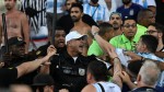 Brazil-Argentina delayed as fans, police clash
