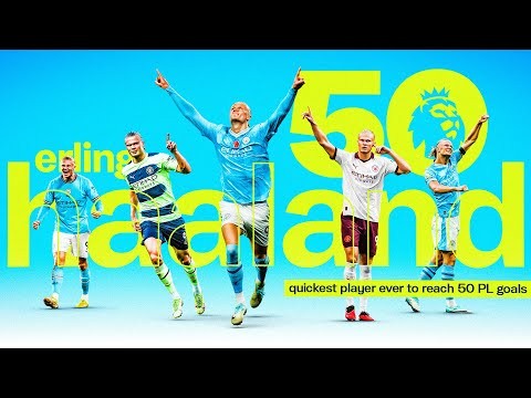 Erling Haaland: Fastest player to 50 Premier League goals | Every goal