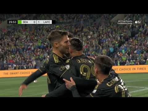 DENIS BOUANGA Scores to Put LAFC Ahead in Western Conference Semifinal. ??