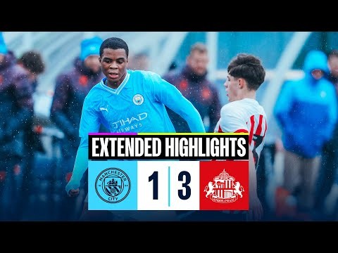 HIGHLIGHTS! 18S SUFFER HOME DEFEAT TO SUNDERLAND | Man City 1-3 Sunderland | U18 Premier League