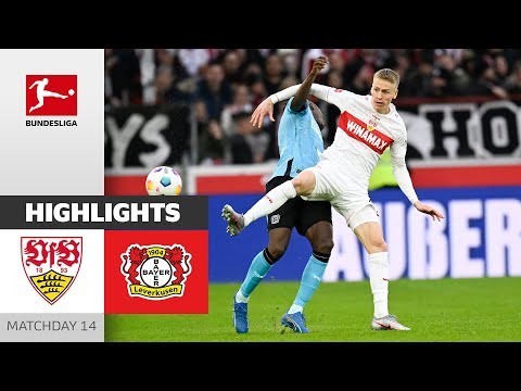 Fight for a draw | VfB Stuttgart - Bayer 04 Leverkusen 1-1 | Highlights | MD 14 – Bundesliga 23/24