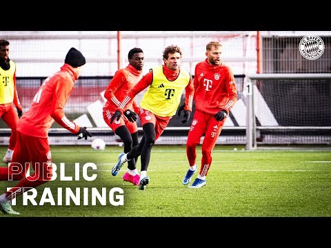 Public training session after our away game in Frankfurt