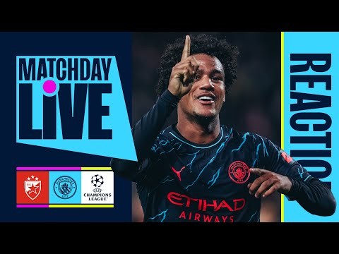 MAN CITY PERFECT IN CHAMPIONS LEAGUE GROUP STAGES | Red Star 2-3 Man City | UEFA Champions League