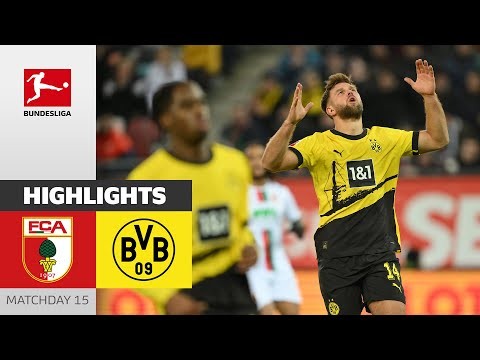 Many chances but No Winners | FC Augsburg - Borussia Dortmund | Highlights | MD 15 Bundesliga 23/24