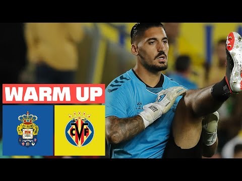 Calentamiento UD Las Palmas vs Villarreal CF