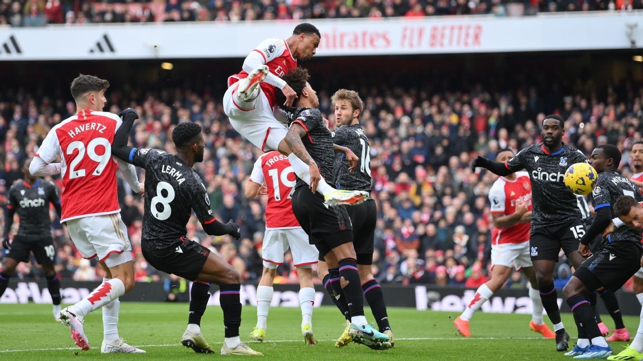 Arsenal turn a corner by thrashing Crystal Palace to end scoring woes