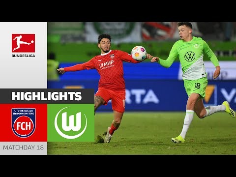 1. FC Heidenheim - VfL Wolfsburg 1-1 | Highlights | Matchday 18 – Bundesliga 2023/24