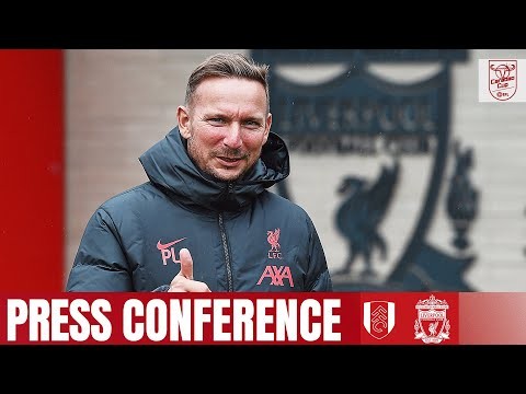 Pep Lijnders' Carabao Cup press conference | Fulham vs Liverpool