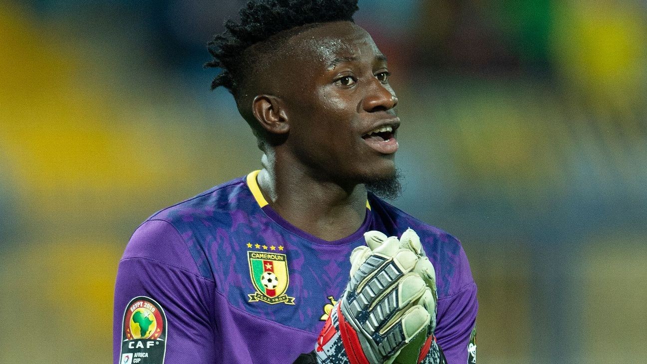 Cameroon drop Onana for crucial AFCON match