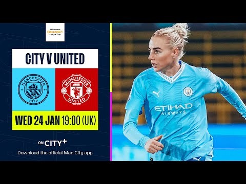 WOMEN'S DERBY DAY UNDER THE LIGHTS! | Man City v Man United | Conti Cup