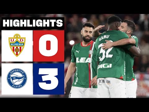 UD ALMERÍA 0 - 3 DEPORTIVO ALAVÉS | RESUMEN LALIGA EA SPORTS