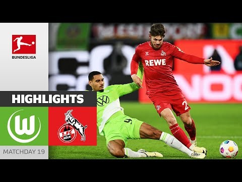 VfL Wolfsburg - 1. FC Köln 1-1 | Highlights | Matchday 19 – Bundesliga 2023/24