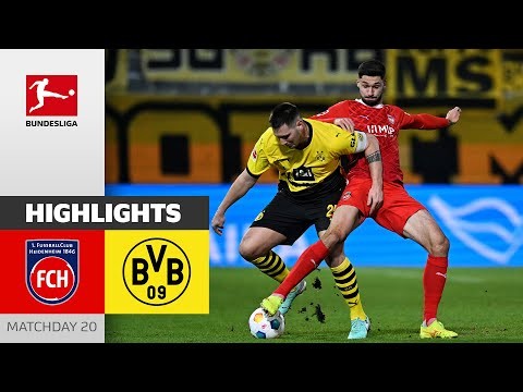 FCH Fights For A Draw! | 1. FC Heidenheim - Borussia Dortmund | Highlights | MD20 – Bundesliga 23/24