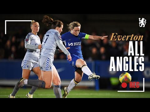 ALL ANGLES Match Cam | Chelsea Women 3-0 Everton Women | WSL 23/24